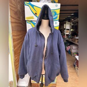Walls Navy Blue Hooded Jacket